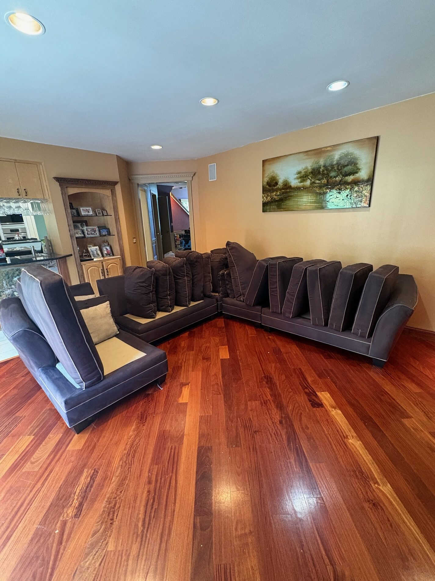 Living-room sofas & floor
